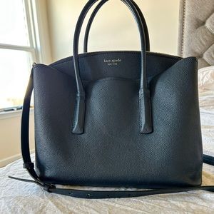 Kate Spade Margeaux Top Handle with Crossbody strap- Navy
